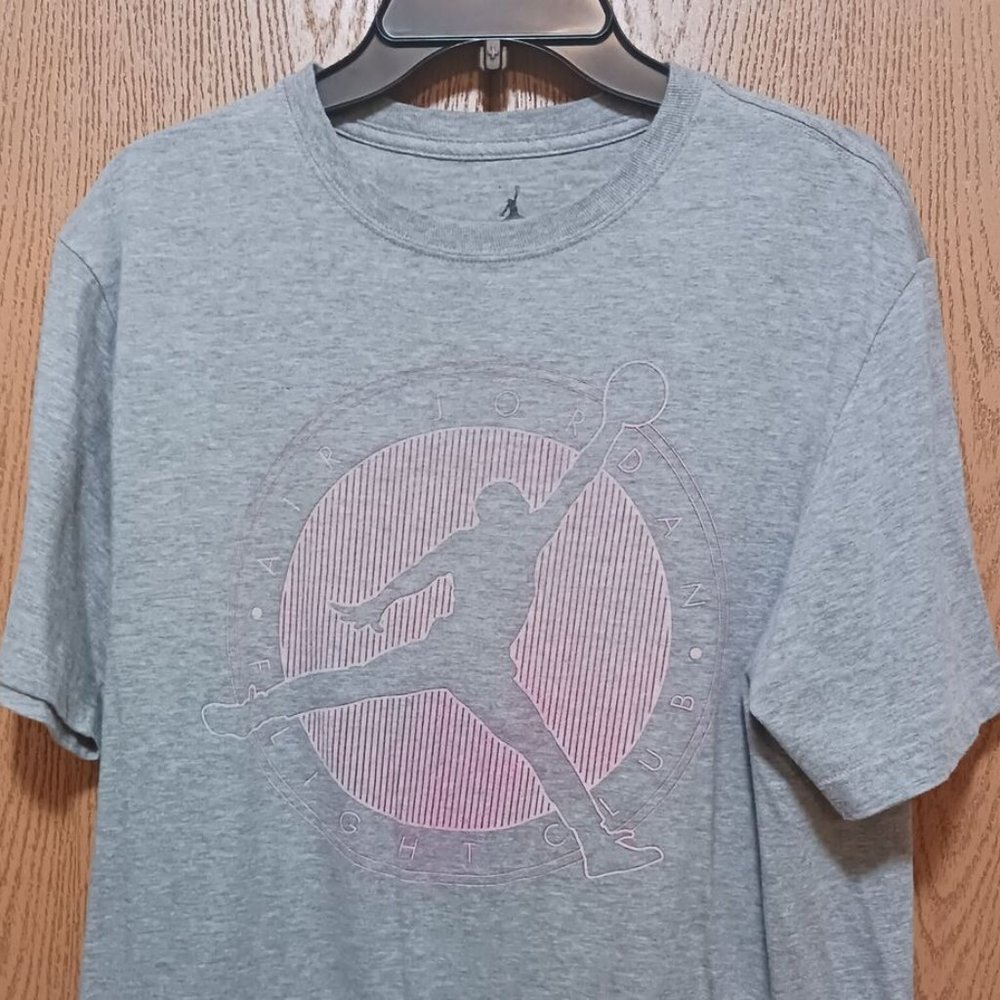 3 Jordan (T-Shirts)-(1 Orange/2 Gray)-(Pre-owned)-(Worn Condition)-(Size L)-$25 - Picture 8 of 9